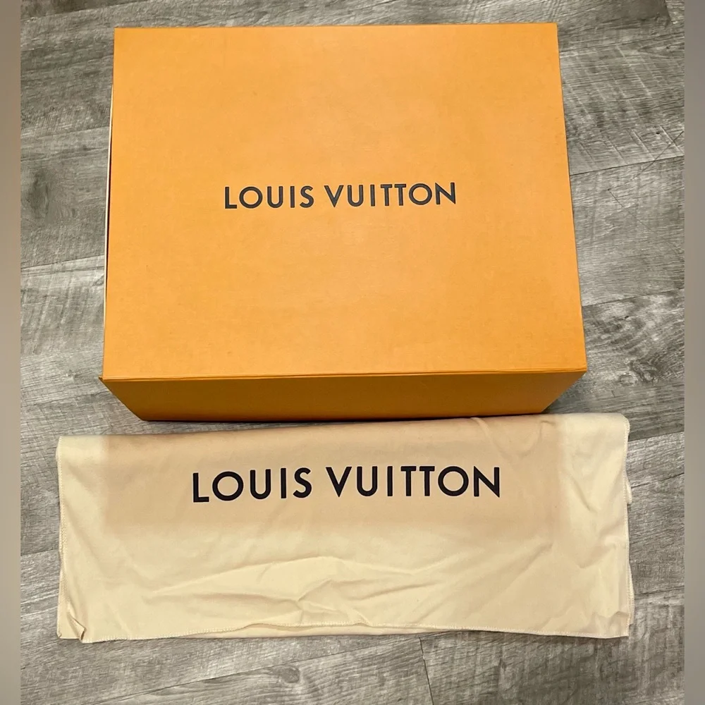 Louis Vuitton Orange Box with Cream Dust Bag